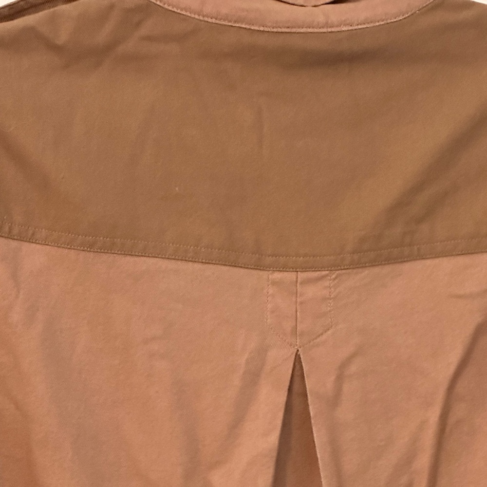 FRAME Panelled Cotton-Twill Safari Shirt XS - Picture 9 of 12